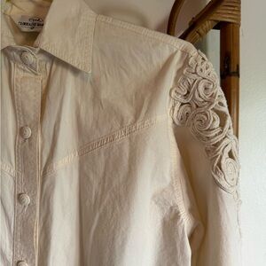 Vintage Lorraine Warby Western Embroidered Button Down
